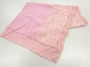 ビロードレース花模様ショール